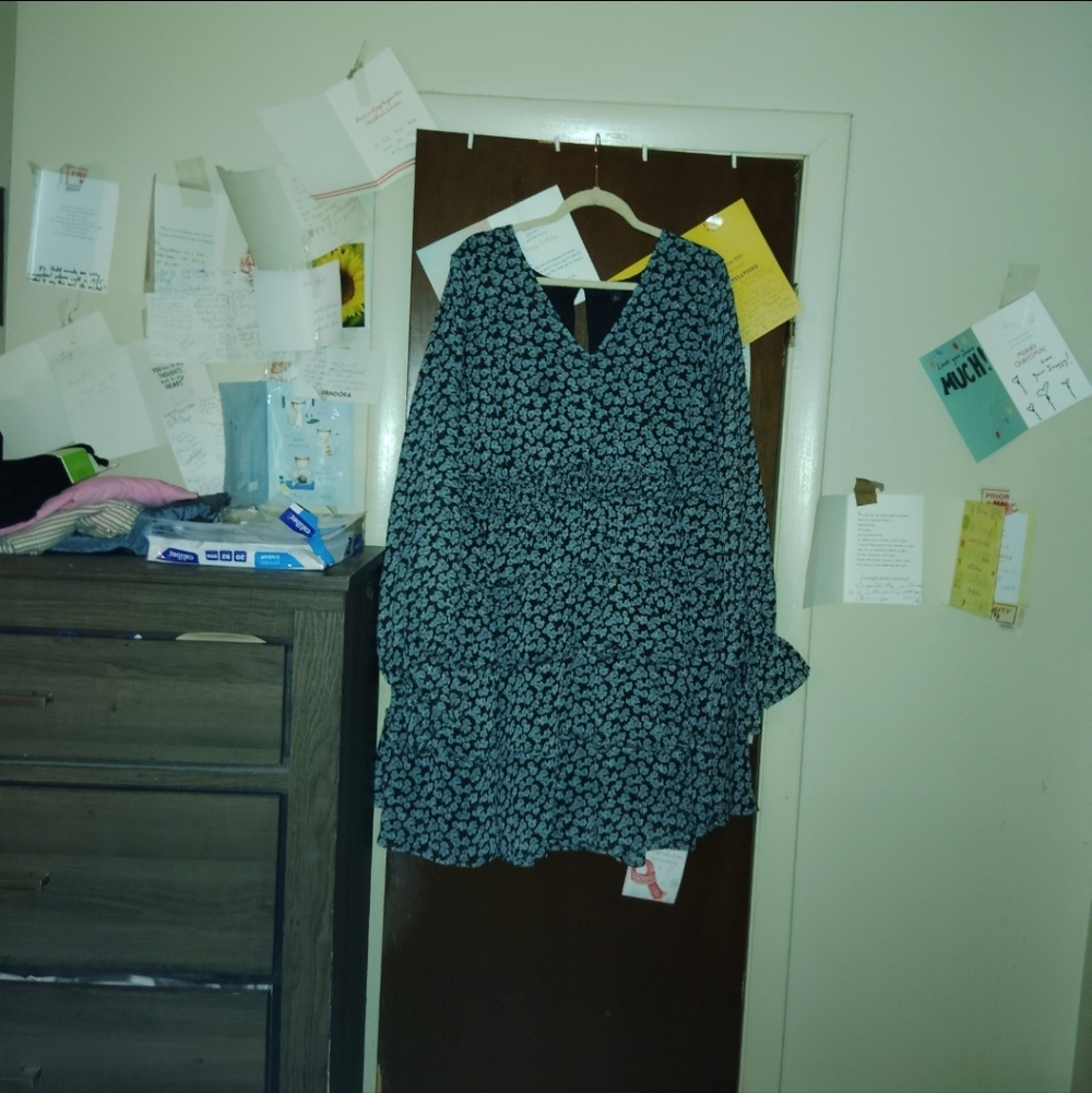 TORRID Mini Lurex Chiffon Tiered Dress 2XL - Picture 4 of 9